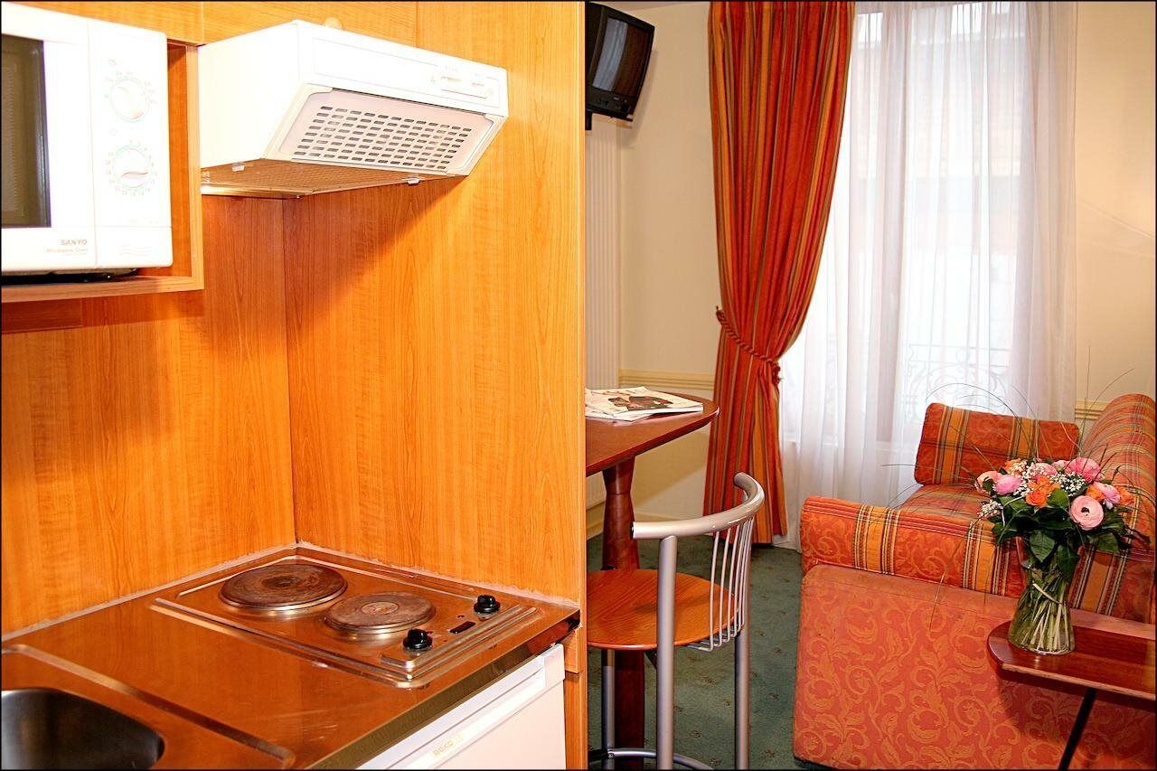 Pavillon Courcelles Parc Monceau Aparthotel Paris Bilik gambar